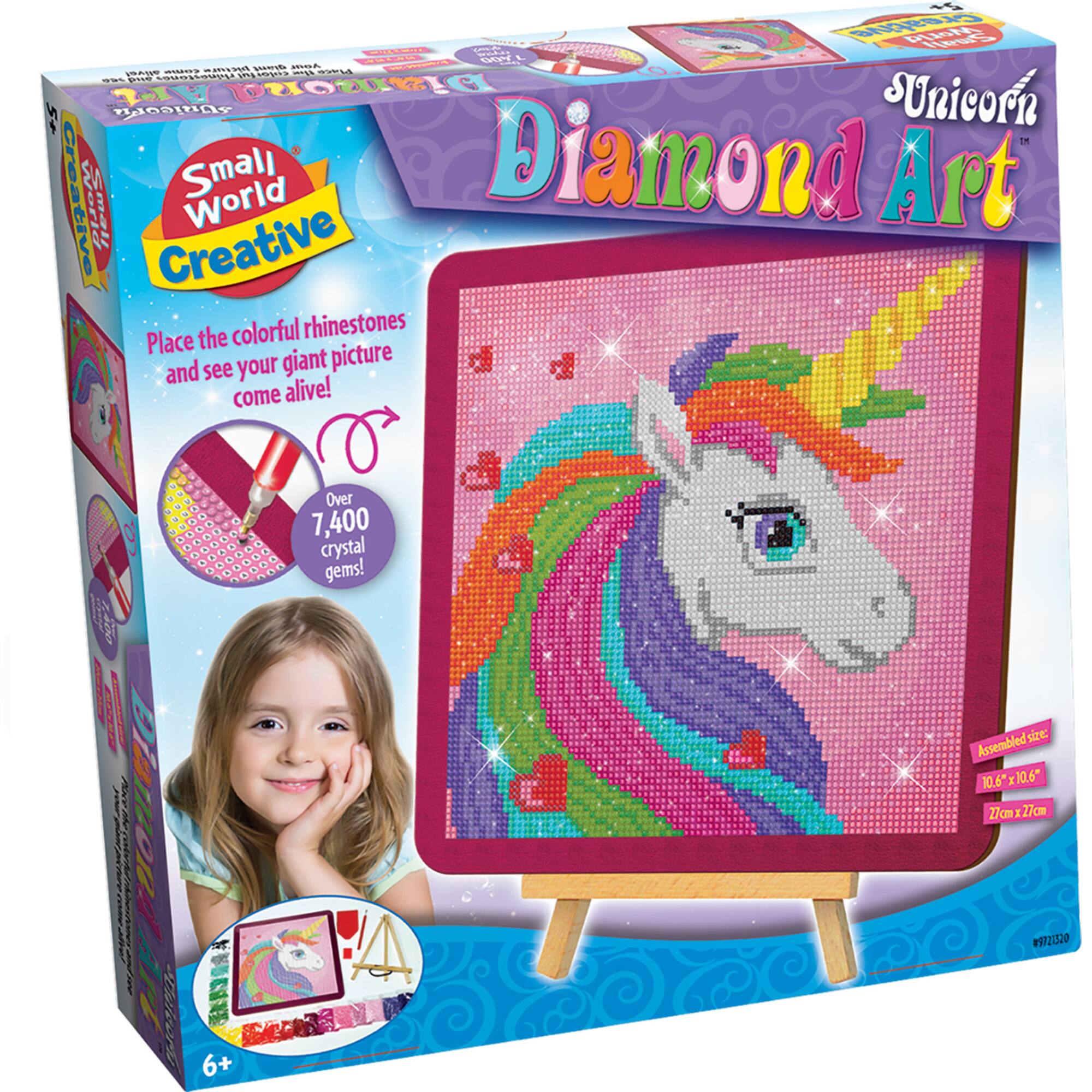 Small World Toys Unicorn Diamond Art™ DIY Kit